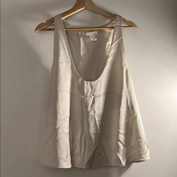 H&M Champagne Beige Tank Top Blouse - Picture 1 of 3